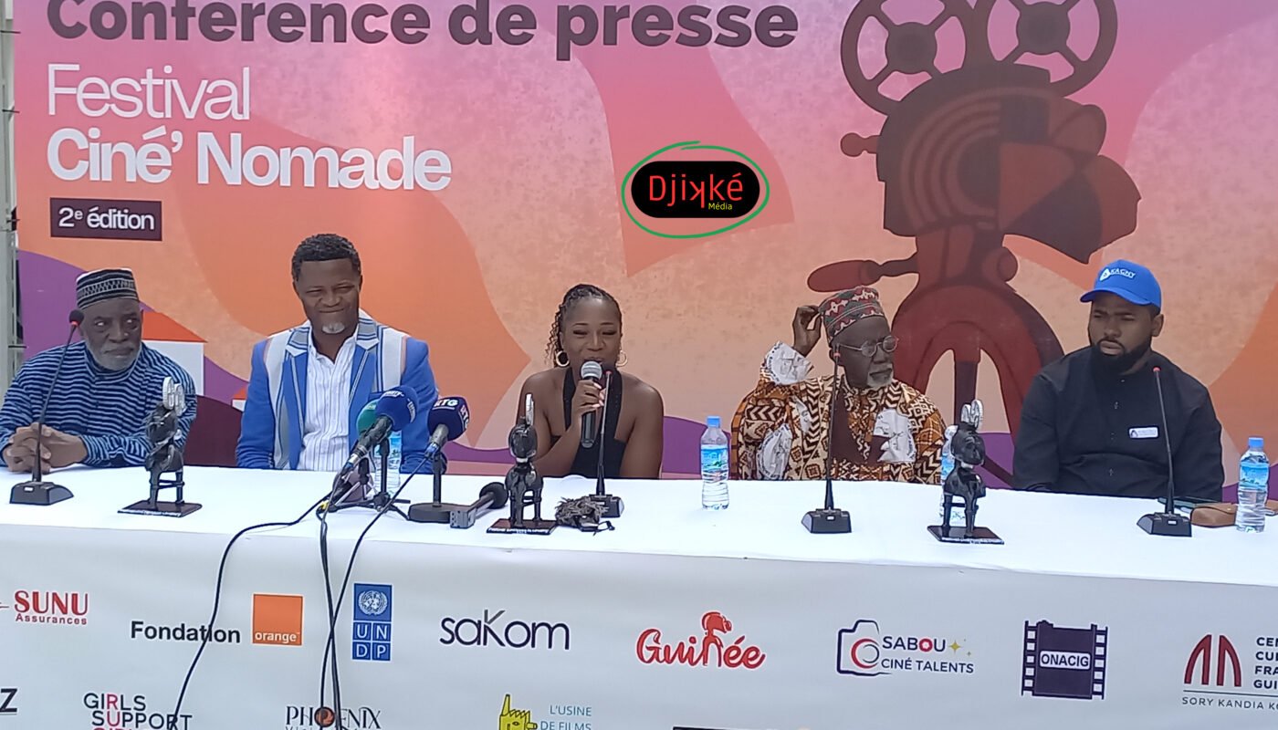 Du 1er au 12 décembre 2023 en Guinée, le festival Ciné’Nomade Afrique revient pour une deuxième édition. Les organisateurs et les partenaires étaient en conférence de presse cet après-midi pour annoncer les couleurs de cette nouvelle édition.