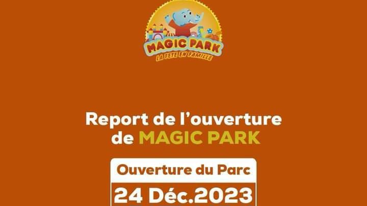 Initialement prévu pour ce vendredi 22 décembre 2023, l’ouverture du Magic Park a finalement été reportée au dimanche 24 décembre 2023.